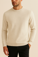 Nico – Herren O-Ausschnitt Locker Geschnittener Pullover