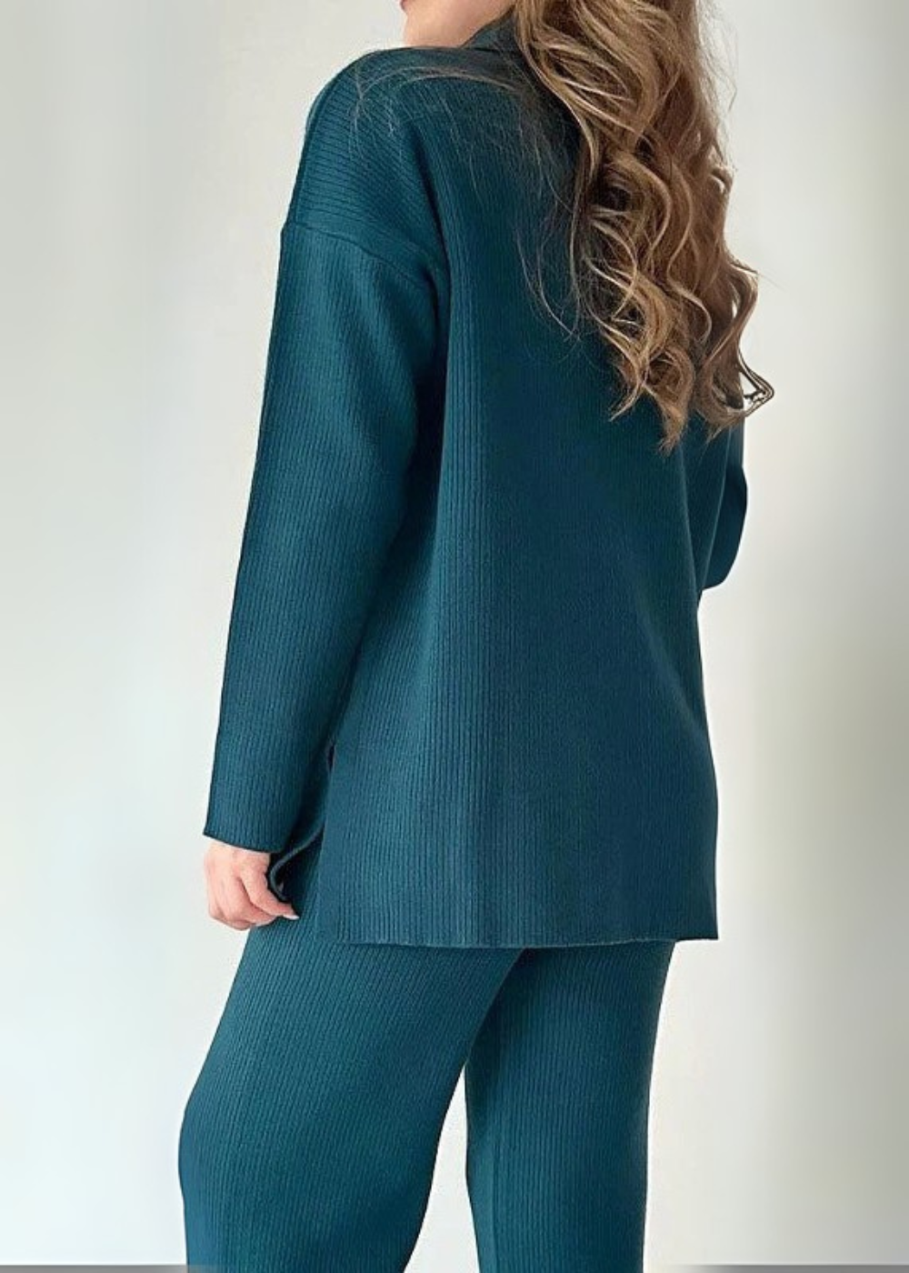 Abby - Casual Ribbed Two-Piece Lounge Set for Women