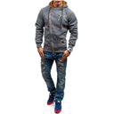 Tristan Men’s Hoodie – Asymmetric Zip-Up Hooded Sweatshirt