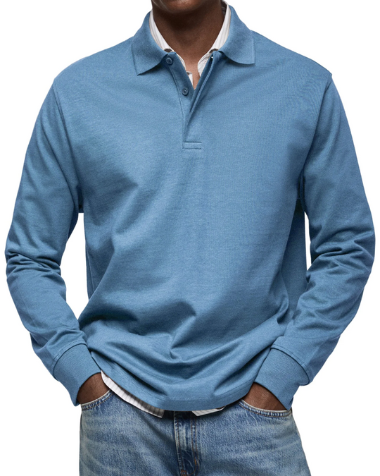 Damian – Men’s Long Sleeve Polo Shirt
