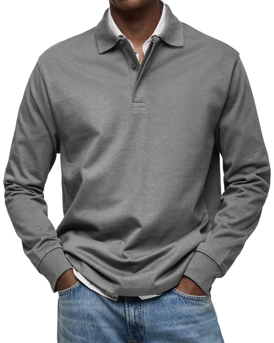Damian – Men’s Long Sleeve Polo Shirt