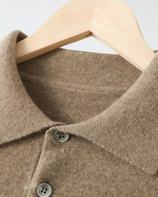 Calvin – Men’s Cashmere Polo Sweater