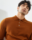 Calvin – Men’s Cashmere Polo Sweater