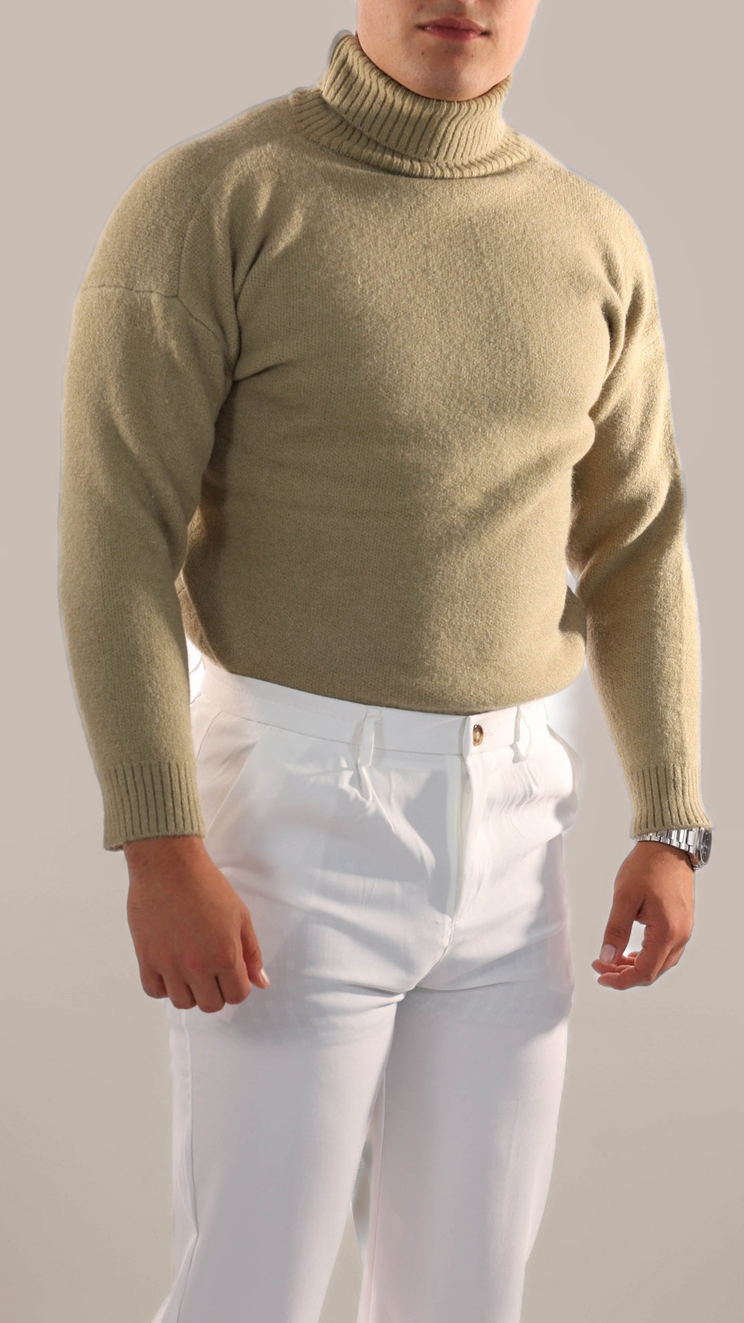 Reginald – Men’s Classic Turtleneck Sweater