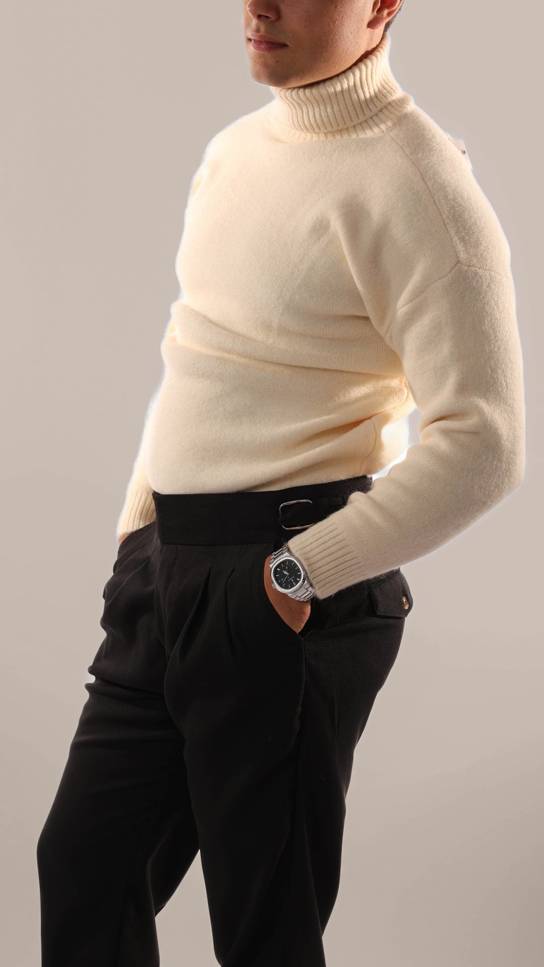 Reginald – Men’s Classic Turtleneck Sweater