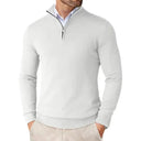 Marlon | Men’s Half-Zip Sweater with Stand Collar