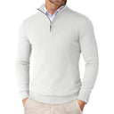 Marlon | Men’s Half-Zip Sweater with Stand Collar