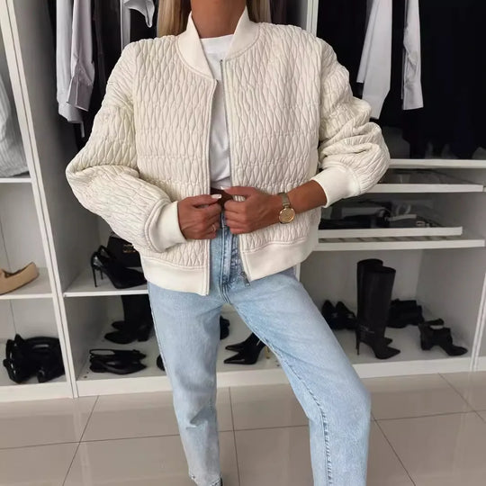 Ivy | Women's Quilted Bomber Jacket
