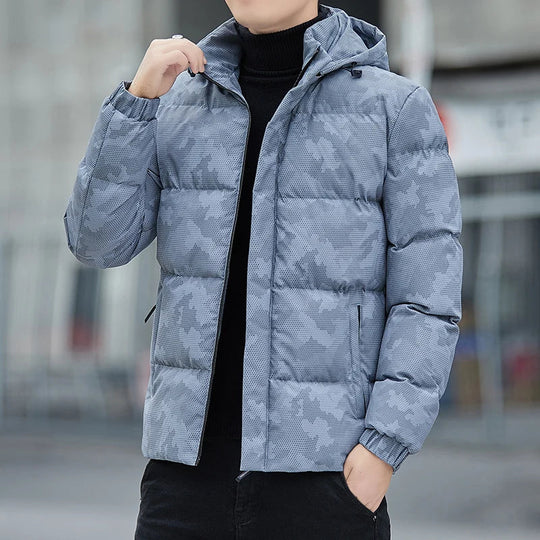 Miller Men’s Jacket – Puffer Winter Coat with Hood
