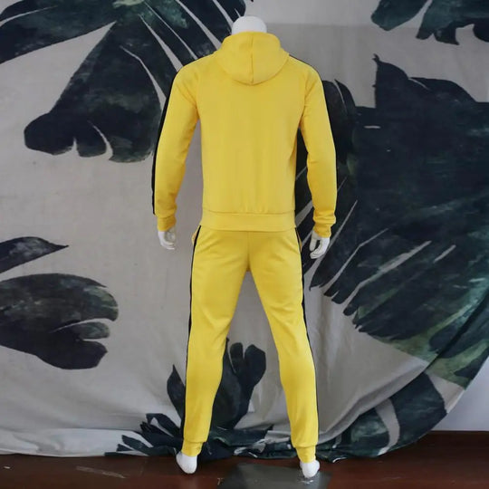 Hans Men’s Tracksuit – Zip Hoodie and Jogger Set with Side Stripes