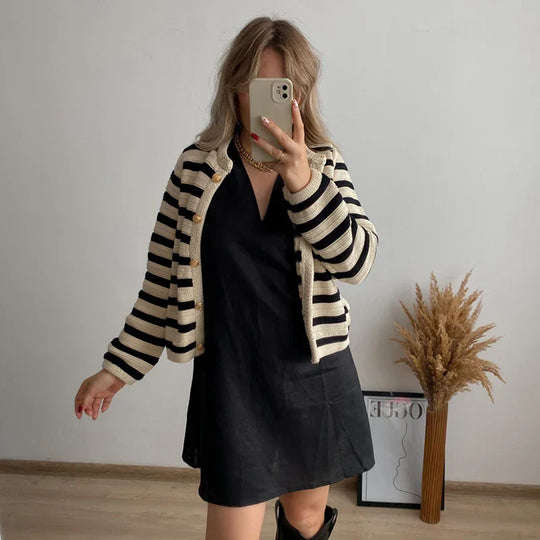 Elise – Sleeveless Linen Summer Dress