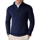 Marlon | Men’s Half-Zip Sweater with Stand Collar