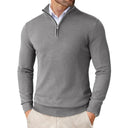 Marlon | Men’s Half-Zip Sweater with Stand Collar