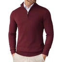 Marlon | Men’s Half-Zip Sweater with Stand Collar