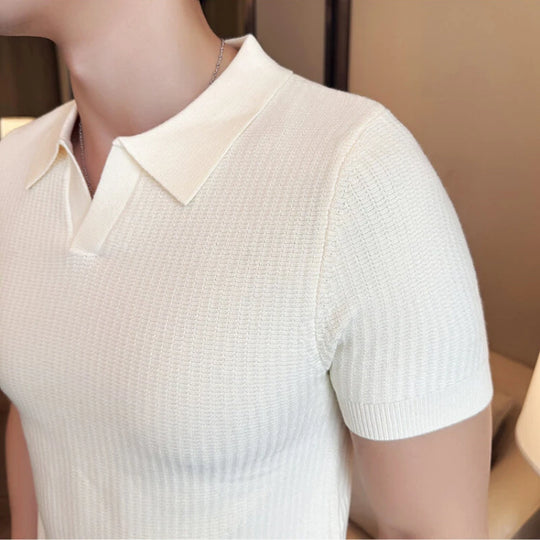 Benjamin – Casual Slim Fit Polo Collar Shirt