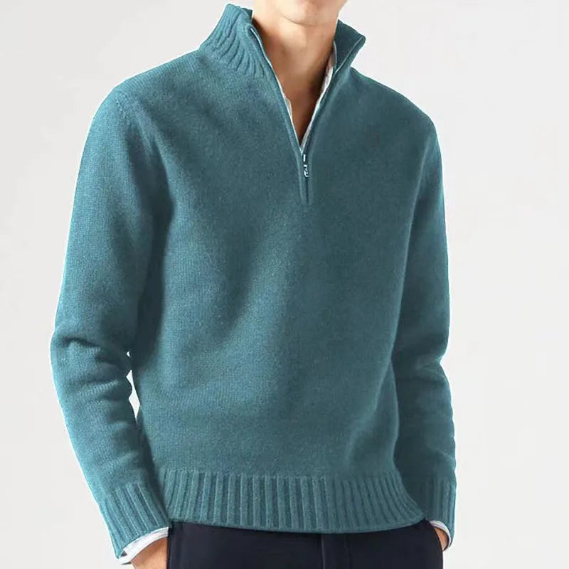 Lorenzo | Men’s Half Zip Sweater with Long Sleeves