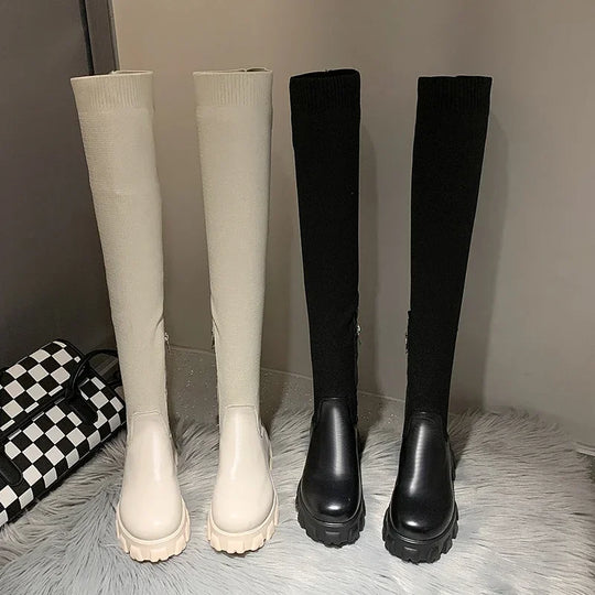 Selene | Over-the-Knee Stretch Boots