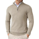 Marlon | Men’s Half-Zip Sweater with Stand Collar