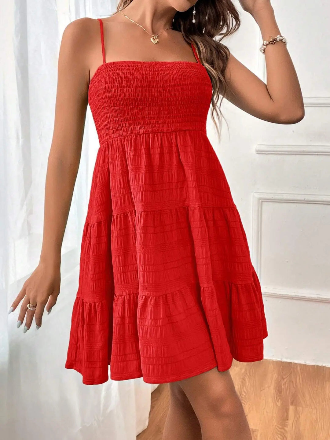 Sabine – Women’s Sleeveless Flowy A-Line Mini Dress