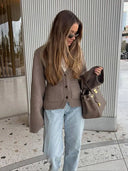 Renata | Women's V-Neck Buttoned Cardigan