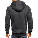 Declan | Men's Full-Zip Hoodie with Adjustable Hood and Pockets