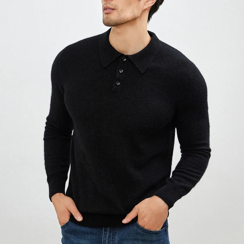 Dario | Herren Langarm Polohemd