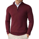 Marlon | Men’s Half-Zip Sweater with Stand Collar