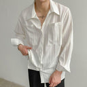 Barclay & Bloom - Herren Rippenstrick Herrenhemd