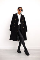 Rowena - Women's Double-Breasted Wool Coat