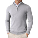 Marlon | Men’s Half-Zip Sweater with Stand Collar