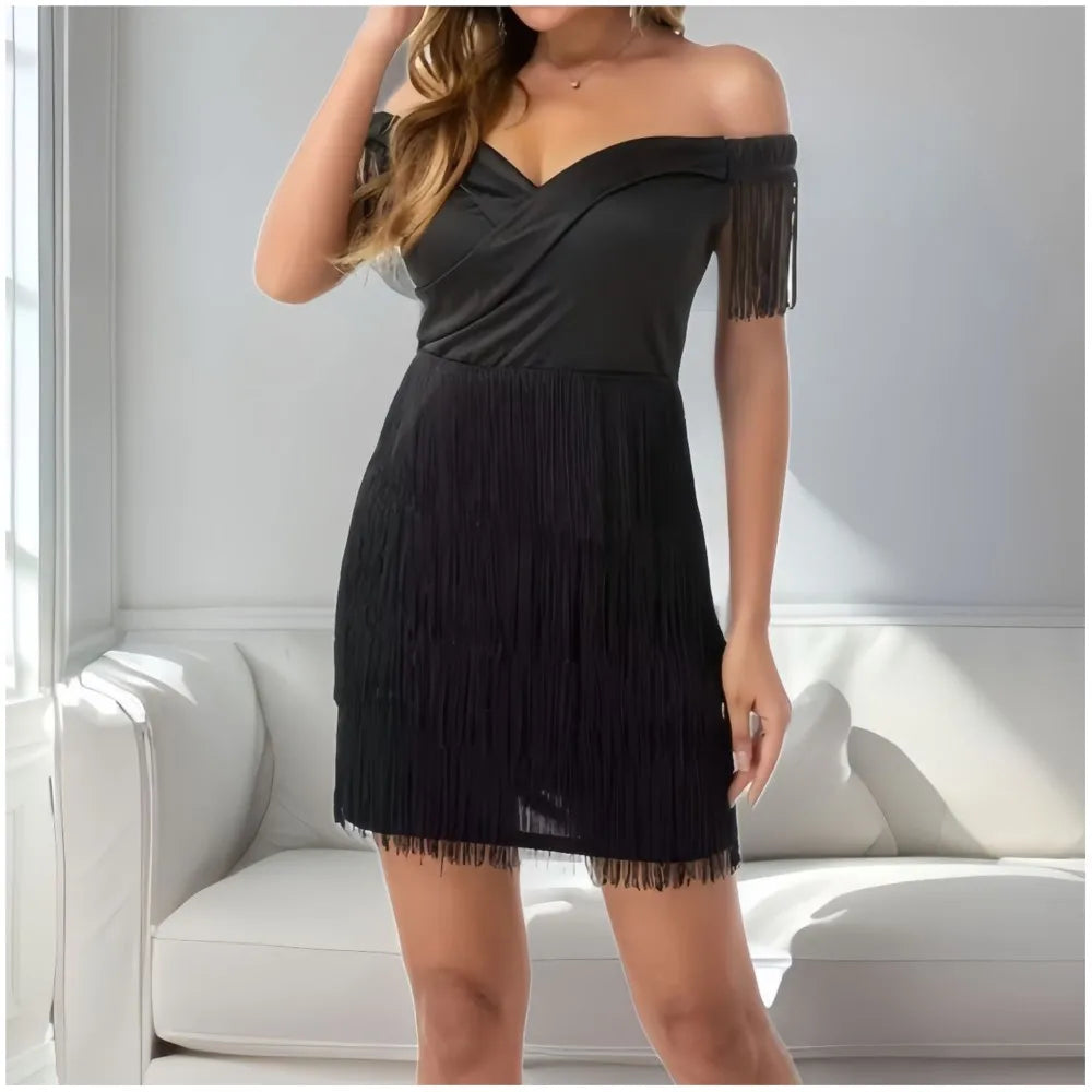 Louise – Women’s White Off-Shoulder Bodycon Mini Dress