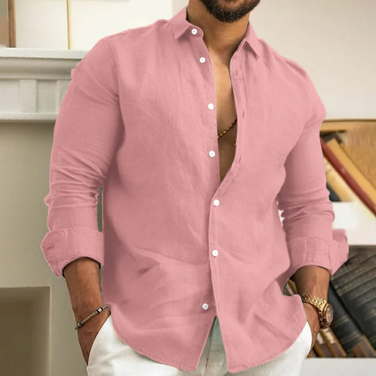 Liam – Men's Casual Linen Shirt