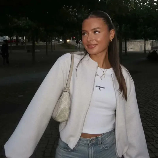 Romy | Women's Casual Zip-Up Bomber