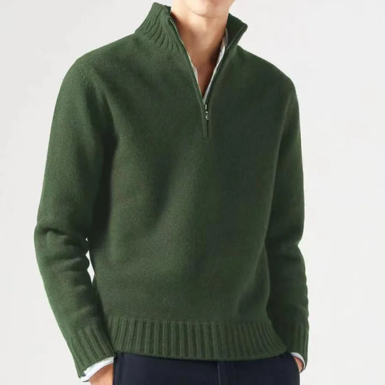 Lorenzo | Men’s Half Zip Sweater with Long Sleeves