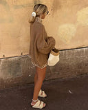 Lindsey | Damen Oversized Strickpullover