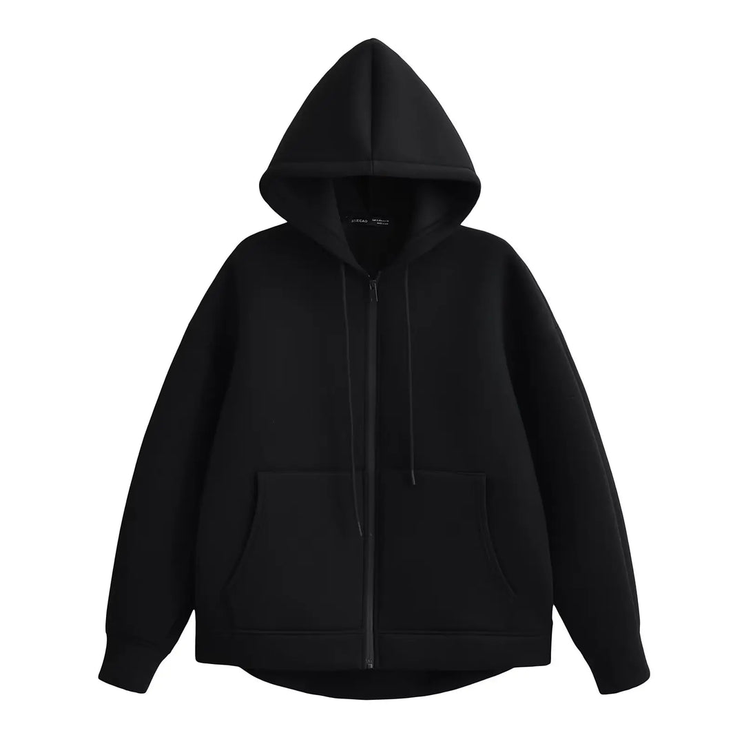 Elodie – Women’s Hooded Zip Jacket with Large Pockets
