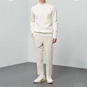 Simon Herrenpullover – Rundhalsausschnitt Wollmischung