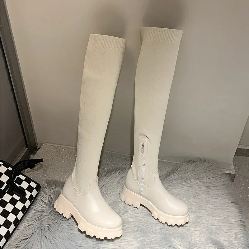 Selene | Over-the-Knee Stretch Boots