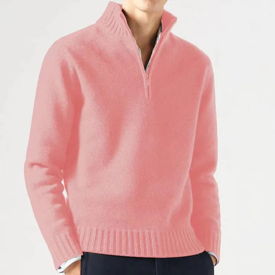 Lorenzo | Men’s Half Zip Sweater with Long Sleeves