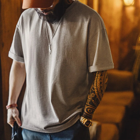 Maden – Crew Neck Short Sleeve T-Shirt
