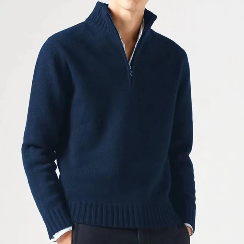 Lorenzo | Men’s Half Zip Sweater with Long Sleeves