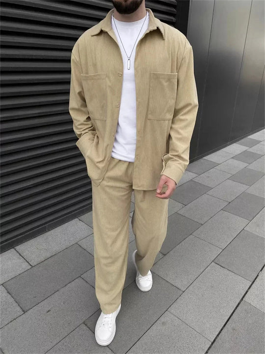 Felix – Classic Men’s Two-Piece Set, Comfortable Long Sleeve & Pants