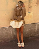 Lindsey | Damen Oversized Strickpullover