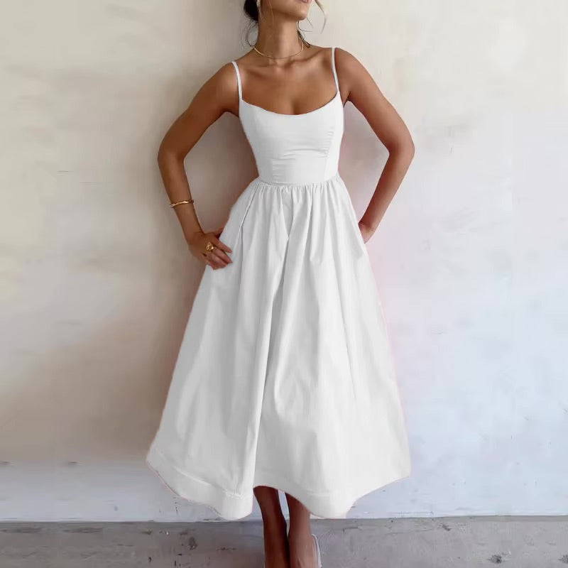 Liliana – Flared Midi Dress with Lightweight Silhouette