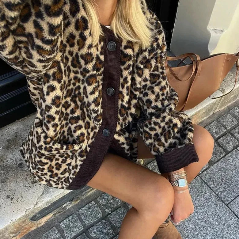 Elvira | Women's Leopard Print Cardigan