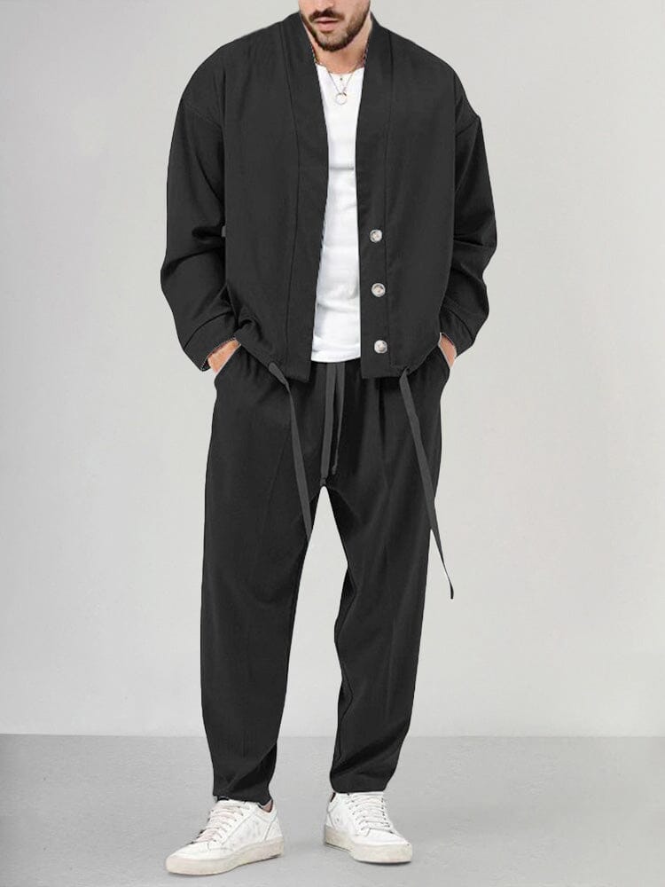 Damian - Men's Relaxed Fit Two-Piece Pant Set