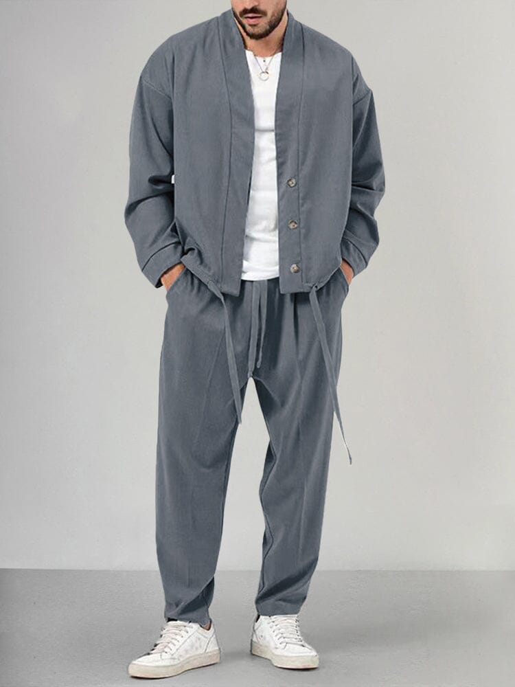 Damian - Men's Relaxed Fit Two-Piece Pant Set