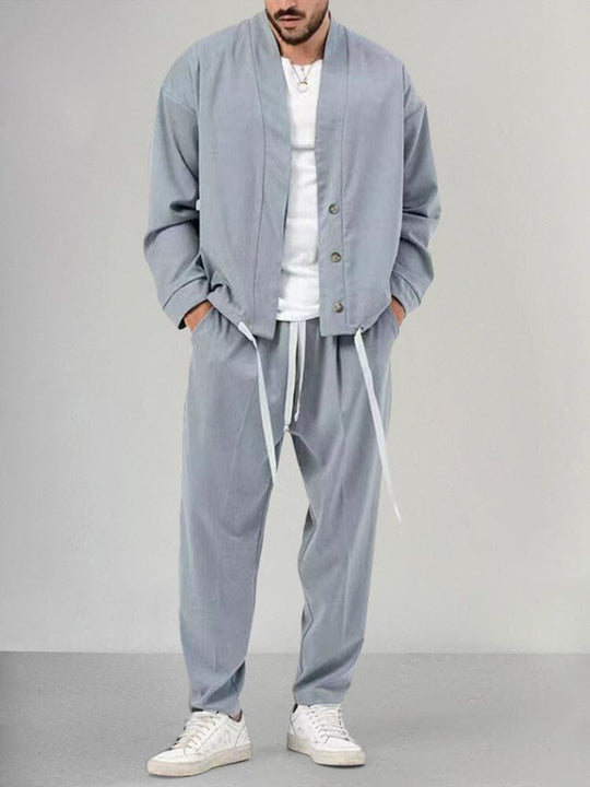 Damian - Men's Relaxed Fit Two-Piece Pant Set
