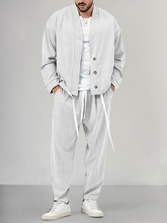 Damian - Men's Relaxed Fit Two-Piece Pant Set