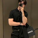 Noah – Einfarbiges Retro-Poloshirt